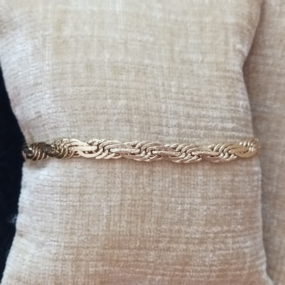Multi Woven Gold Tone Bracelet - Picture 2 of 8